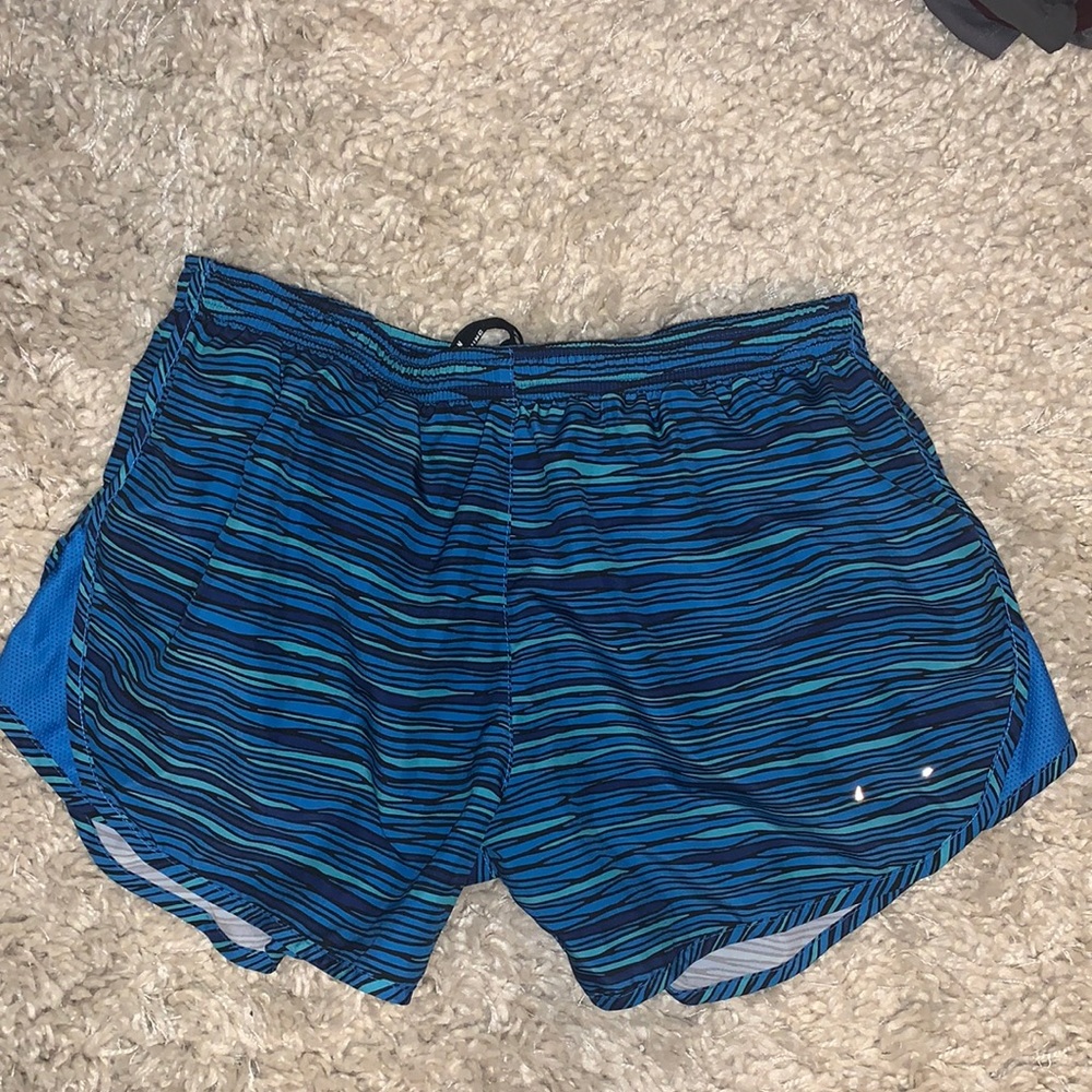 multi color bike running shorts